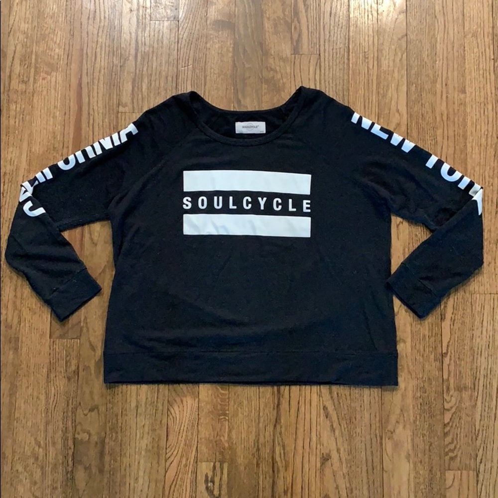 SOULCYCLE CALIFORNIA NEW YORK SWEATSHIRT SZ L